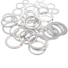 450x Car Engine Oil Drain Plug Aluminum Crush Washer Seal O-Ring Gasket 18 Sizes