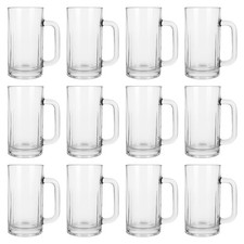 540ml Glass Pint Beer Mugs