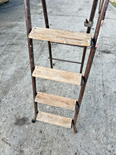 Vintage frame wood metal - vintage, &