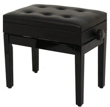 Faux Leather Piano Stool
