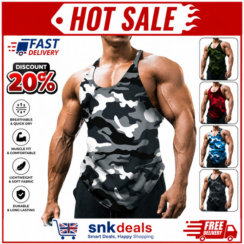 Mens gym vest racerback - mens,
