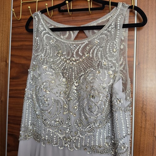 Prom frocks silver - silver, gown