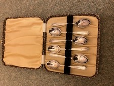Set Of 6 Vintage Silver Plated