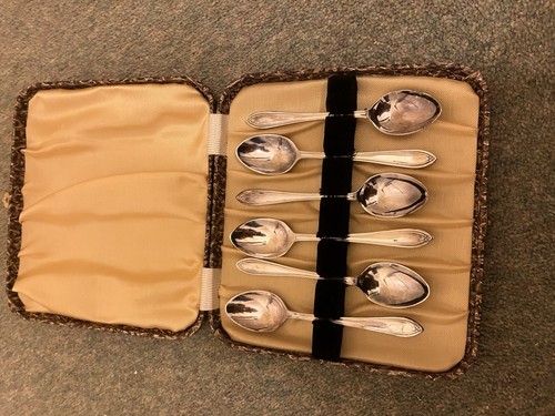 Set vintage silver plated - set, 6