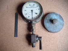 Dewrance London Brass Pressure & Vacuum Gauge, 5inch ex Royal Navy Ark Royal ?