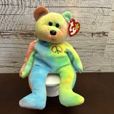 TY Beanie Babies Peace Bear