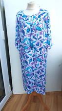 Carole Hochman Kaftan nightgown dress new size Medium iris QVC