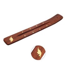 Vintage Wooden Incense Stick Holder Joss Insence Insense Burner Ash Catcher Kit