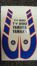 GRAPHICS TY 250 TRIALS BIKE STICKER RETRO DECALS CLASSIC MOTORCYCLE TRIAL BIKE