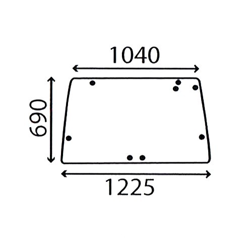 Rear window glass for david - window,