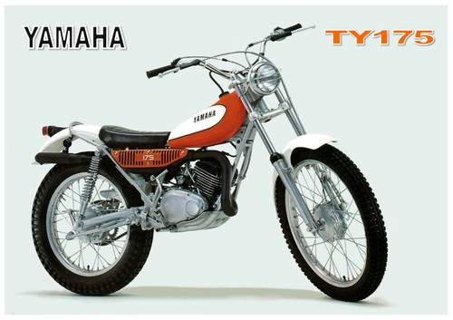 Yamaha poster ty175 1976 - poster,