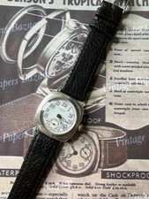 Vintage 1933 J W Benson Tropical Cyma cal'010 16j Francois Borgel Silver 31mm