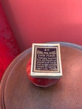 Rare Antique Perfect Full Box Of New Old stock 40 quill dip pen nibs JC&S London