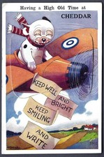 Bonzo pullout postcard, having