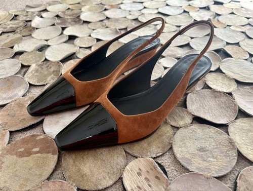 Chisel toe black leather - me+em,