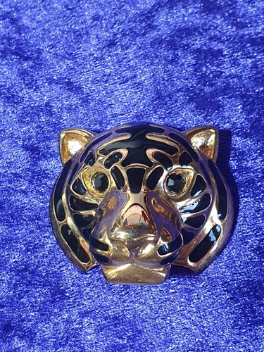 Goldtone tiger head - tiger,