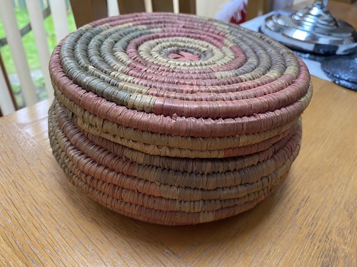 Vintage large lidded indian - vintage,
