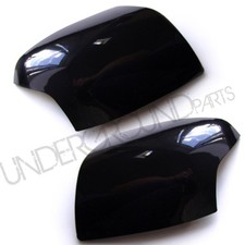 FORD FOCUS MK2 PANTHER BLACK DOOR WING MIRROR COVERS CAPS LEFT RIGHT SIDE ST CC 