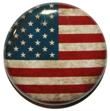 1" (25mm) American USA Flag