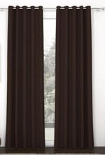Pair Faux Silk  Curtains