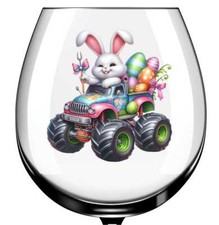 x12 Bunny Driving car Easter