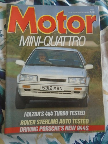 Motor oct 1986 mazda - 4,