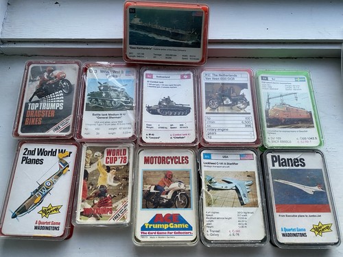 Vintage top trumps - trumps, decks