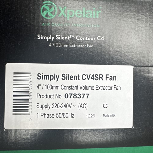 Xpelair simply contour - xpelair, 4"