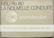 NSU Ro 80 Car LF Sales