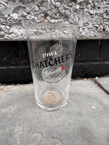 Thatchers cider pint glass - thatchers,