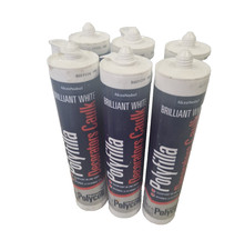 Polyfilla Decorators Caulk Acrylic Sealant White 290ml x 6 Bundle