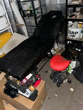 Massage Table 3 Section Adjustable Bed Couch Beauty Salon Spa Tattoo Chair Black