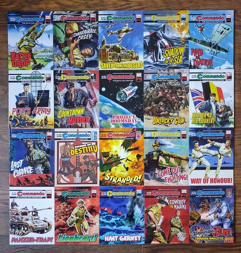 Commando comics job lot bundle - commando,