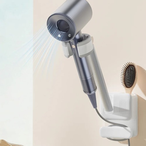 Punch free hair dryer holder - punch-free,