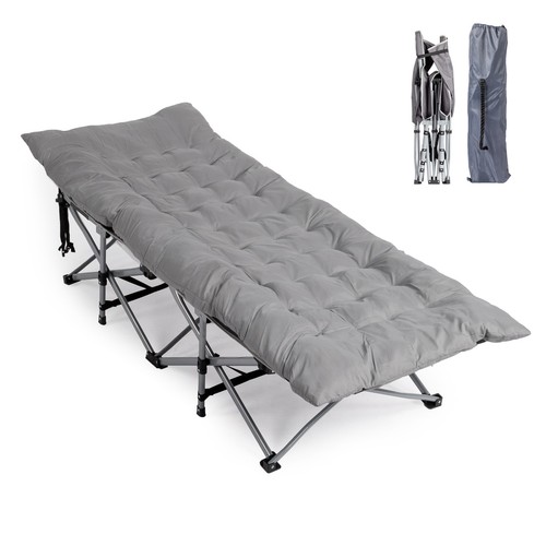 Folding camping cot bed - folding, with