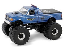 1987 Ford F-250 Monster Truck Blue Metallic Bigfoot #6 Kings of Crunch 15 1/64