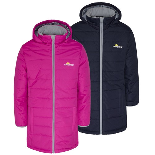Girls padded jacket with - jacket, hood