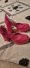 Zara Platform Heels Pink