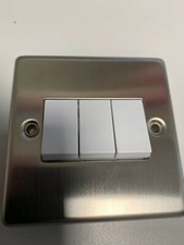 VOLEX 'BRUSHED STAINLESS STEEL