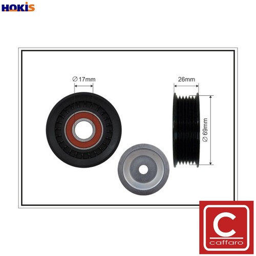 Tensioner pulley vribbed belt - tensioner,