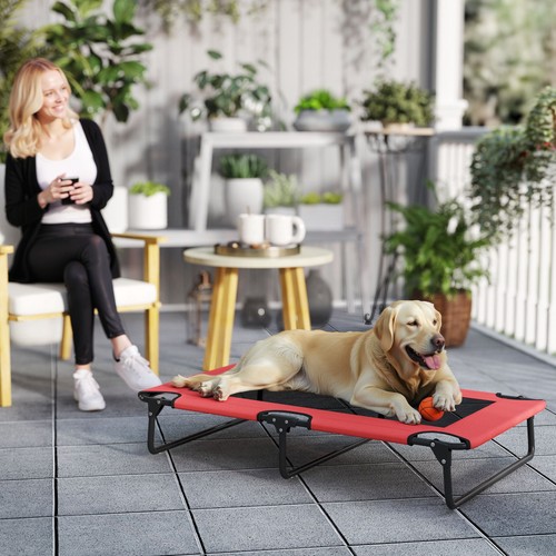 Portable raised elevated dog - portable,
