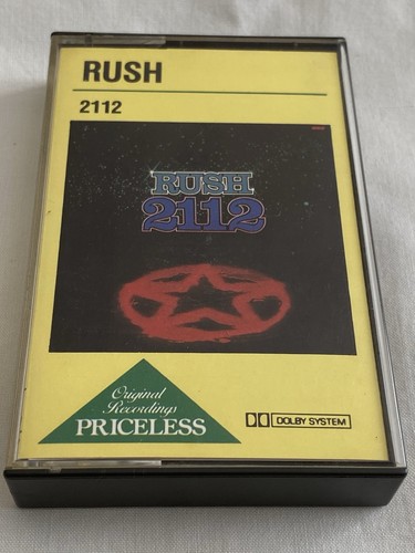 Rush 2112 cassette tape - rush,