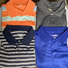 Bundle Of 4 Mens XL Polo Shirts Falls Creek Haggar Walter Hagen Golf Performance