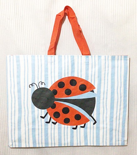 Lady bird reusable shopping - bird,