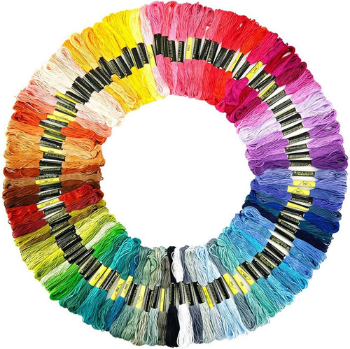 100 colours embroidery threads - colours,