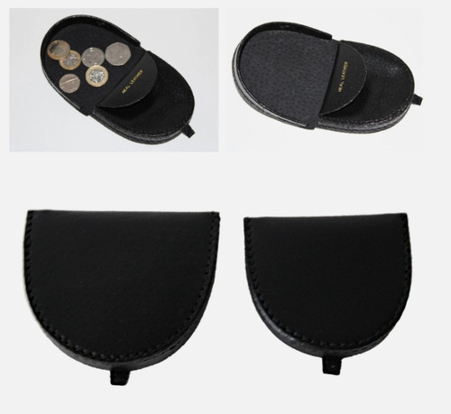 Genuine leather black - genuine,
