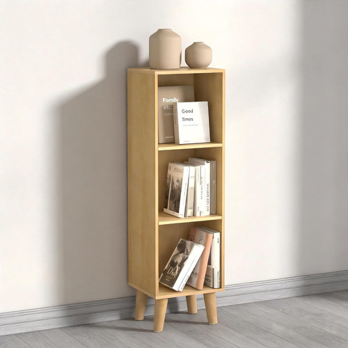 Oak tier wooden cube - wooden,