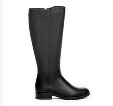 Knee high genuine leather