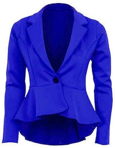 Ladies long sleeved crop frill - long,