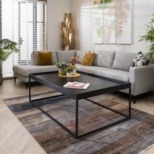 Large Black Coffee Table